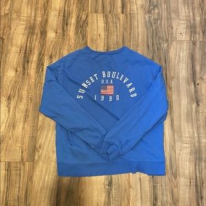 Women’s Blue USA crew neck